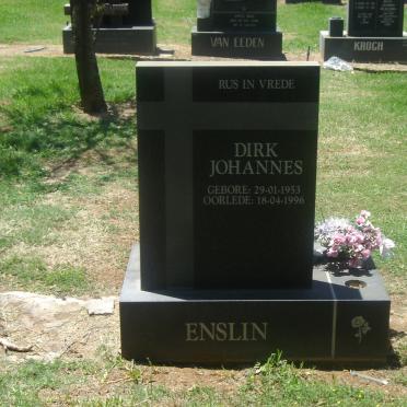 ENSLIN Dirk Johannes 1953-1996