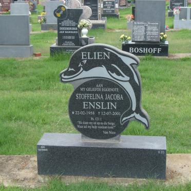 ENSLIN Stoffelina Jacoba 1958-2001