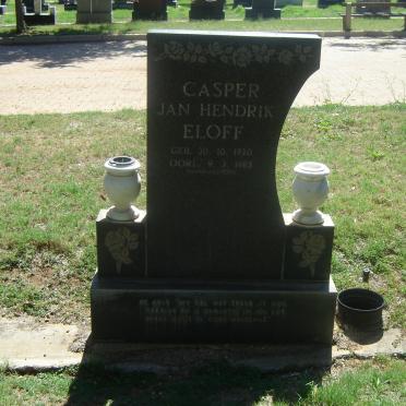 ELOFF Casper Jan Hendrik 1920-1985