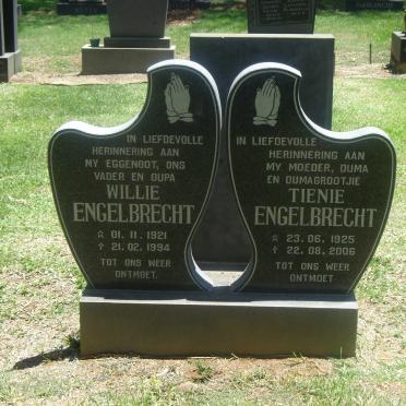 ENGELBRECHT Willie 1921-1994 &amp;  Tienie 1925-2006