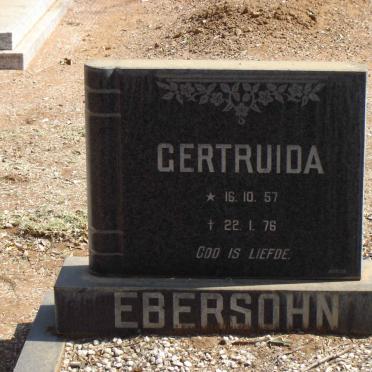 EBERSOHN Gertruida.