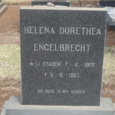 ENGELBRECHT Helena Dorethea, nee VAN STADEN 1905-1983