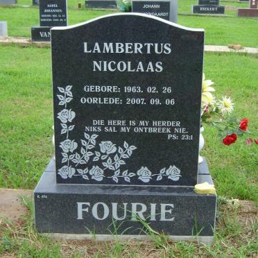 FOURIE Lambertus Nicolaas 1963-2007