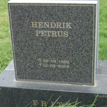 FRITZ Hendrik Petrus 1963-2002