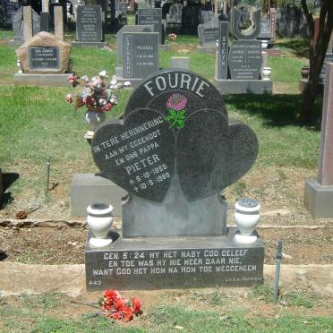 FOURIE Pieter 1955-1989