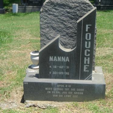FOUCHE Nanna 1931-1996