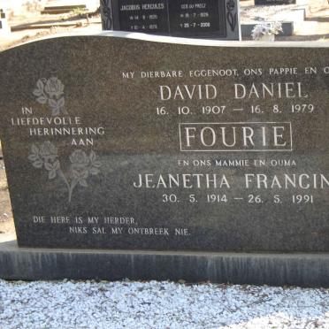 FOURIE David Daniel.