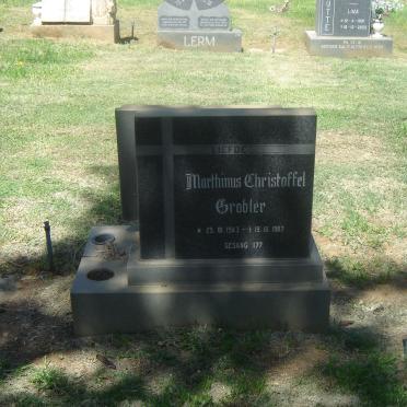 GROBER Marthinus Christoffel 1943-1987