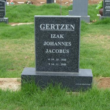 GERTZEN Izak Joannes Jacobus 1935-2005