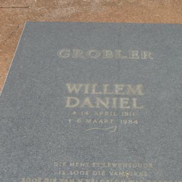 GROBLER Willem Daniel 1911-1984