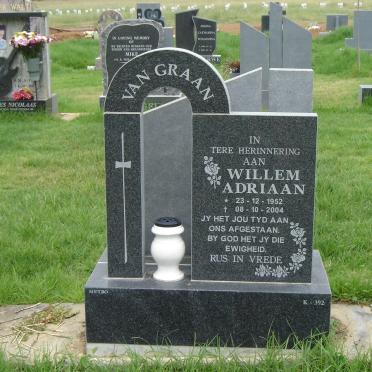 GRAAN Willem Adriaan., van 1952-2004