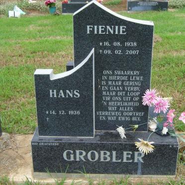 GROBLER Hans 1936-  &amp; Fienie 1938-2007