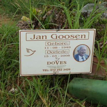 GOOSEN Jan 1949-2008