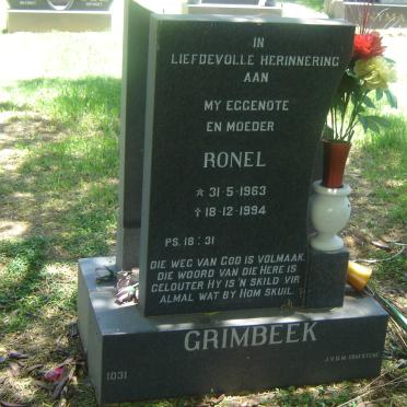 GRIMBEEK Ronel 1963-1994