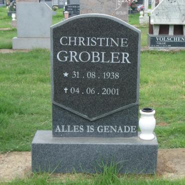 GROBLER Christine 1938-2001