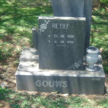 GOUWS Retief 1938-1994