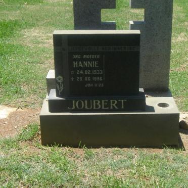 JOUBERT Hannie 1933-1996