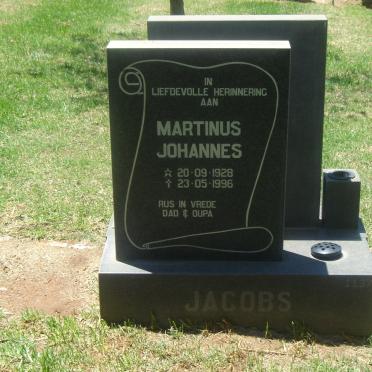 JACOBS Martinus Johannes 1928-1996