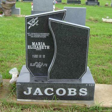 JACOBS Maria Elizabeth 1944-2008