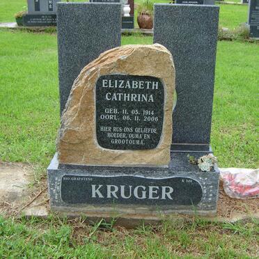 KRUGER Elizabeth Cathrina 1914-2006