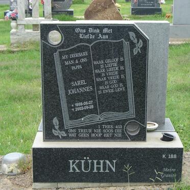 KUHN Sarel Johannes 1959-2002