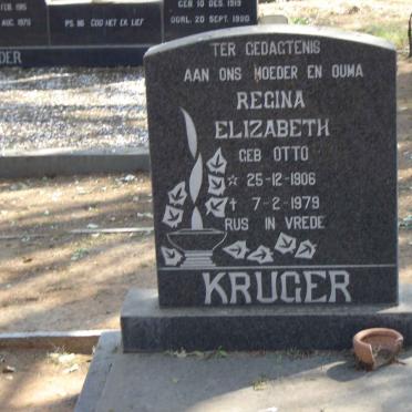 KRUGER Regina.