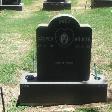 KRUGER Casper 1933-1995