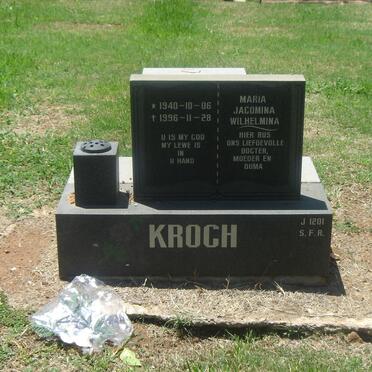 KROCH Maria Jacomina Wilhelmina 1940-1996