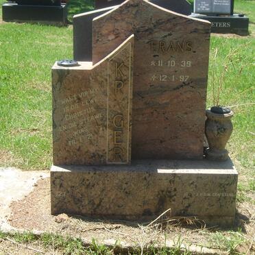 KRUGER Frans 1939-1997