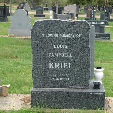KRIEL Louis Campbell 1950-2004