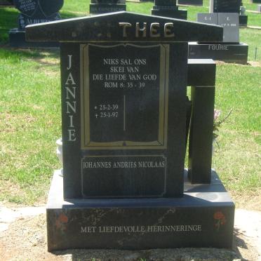 MATTHEE Johannes Andries Nicolaas 1939-1997