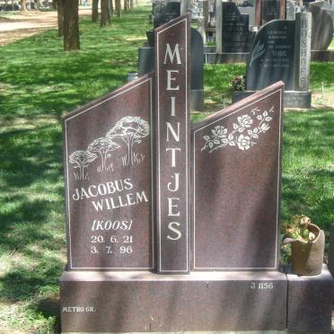 MEINTJES Jacobus Willem 1921-1996