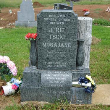MOGAJANE Jurie Tsoki 1954-2007