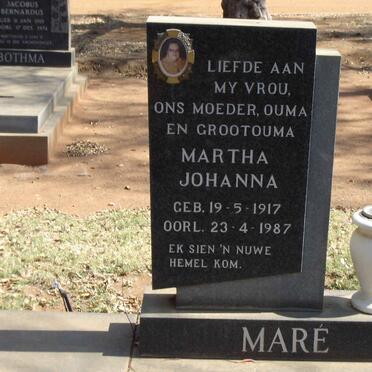 MARE Martha Johanna