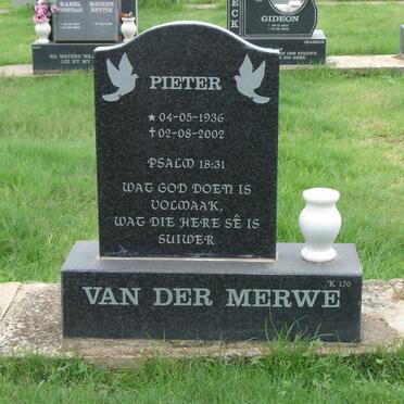 MERWE Pieter, van der 1936-2002