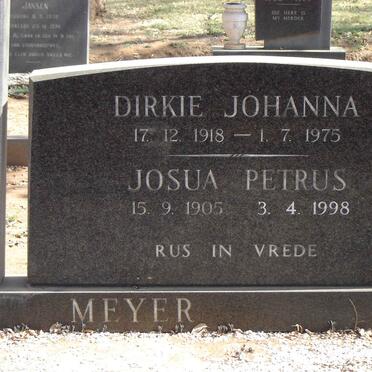 MEYER Dirkie Johanna