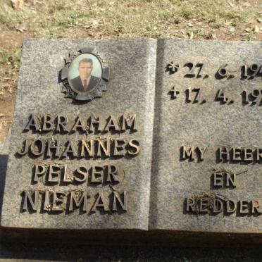 NIEMAN Abraham Johannes Pelser.