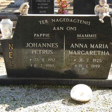 NEL Johannes Petrus 1912-1980 & Anna Maria Margaretha 1925-1999