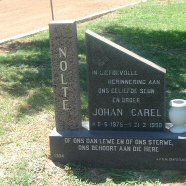 NOLTE Johan Carel 1975-1998
