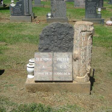 OBERHOLZER Pieter C.J. -2006 &amp; Olievinia A.  -1988
