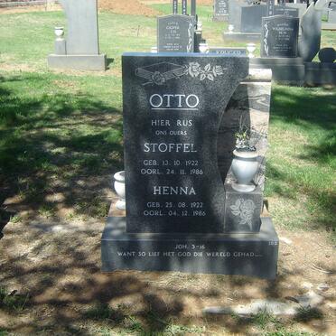 OTTO Stoffel 1922-1986 &amp; Henna 1922-1986