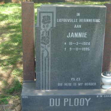 PLOOY Jannie, du 1924-1995