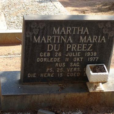 PREEZ Martha Martina Maria DU