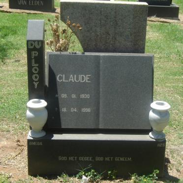 PLOOY Claude, du 1930-1996