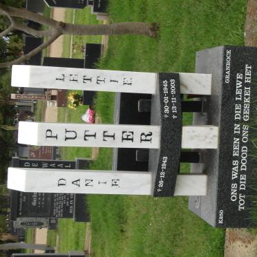 PUTTER Danie 1943- &amp; Lettie 1945-2003