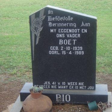 PIO Boet 1939-1989