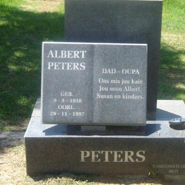 PETERS Albert 1910-1997