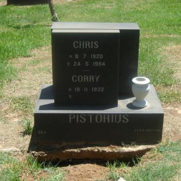 PISTORIUS Chris 1920-1994 &amp; Corry 1932-