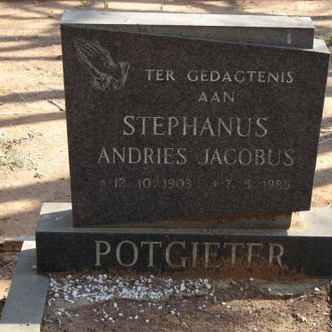 POTGIETER Stephanus Andries Jacobus
