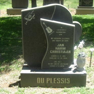 PLESSIS Jan Harm Christiaan, du 1919-1994
